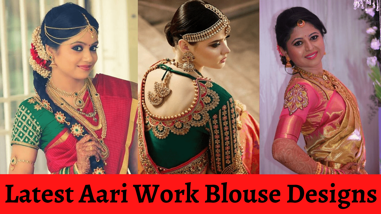 Simple Aari Work Blouse Design Ideas For Beginners