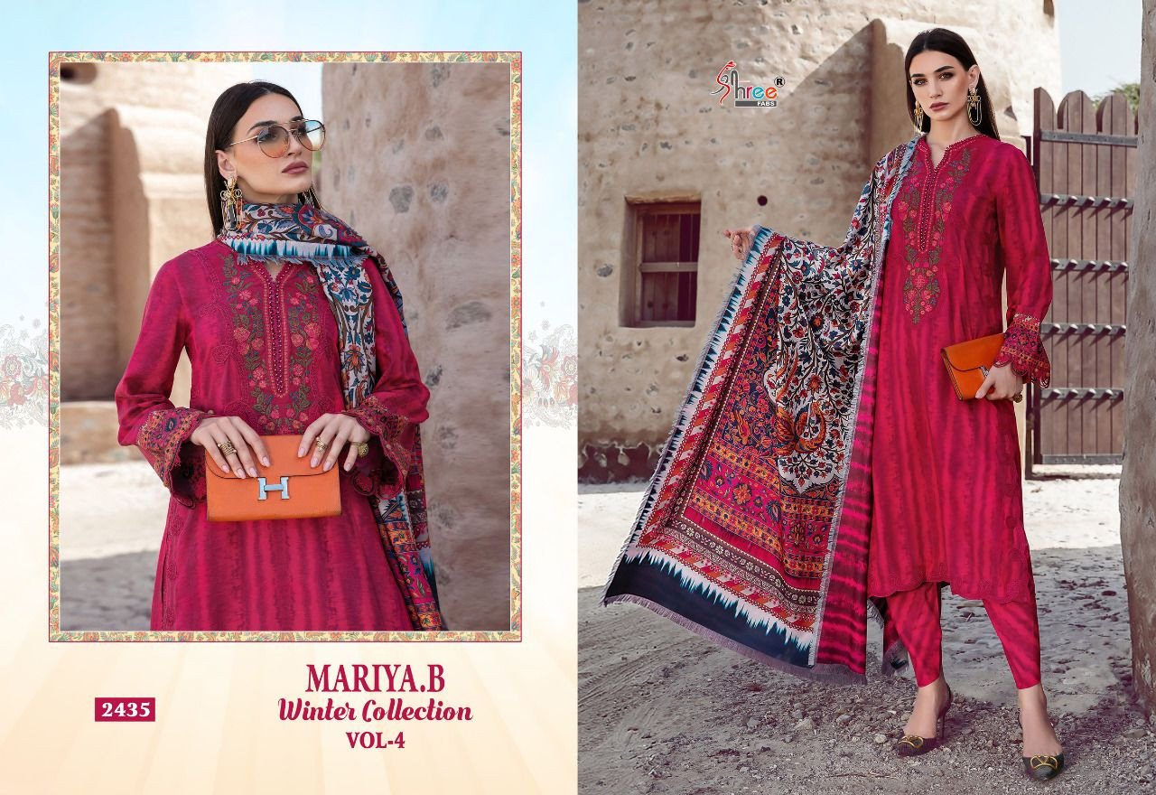 Shree Mariya B Winter Collection 4 Pakistani Salwar Kameez Catalog