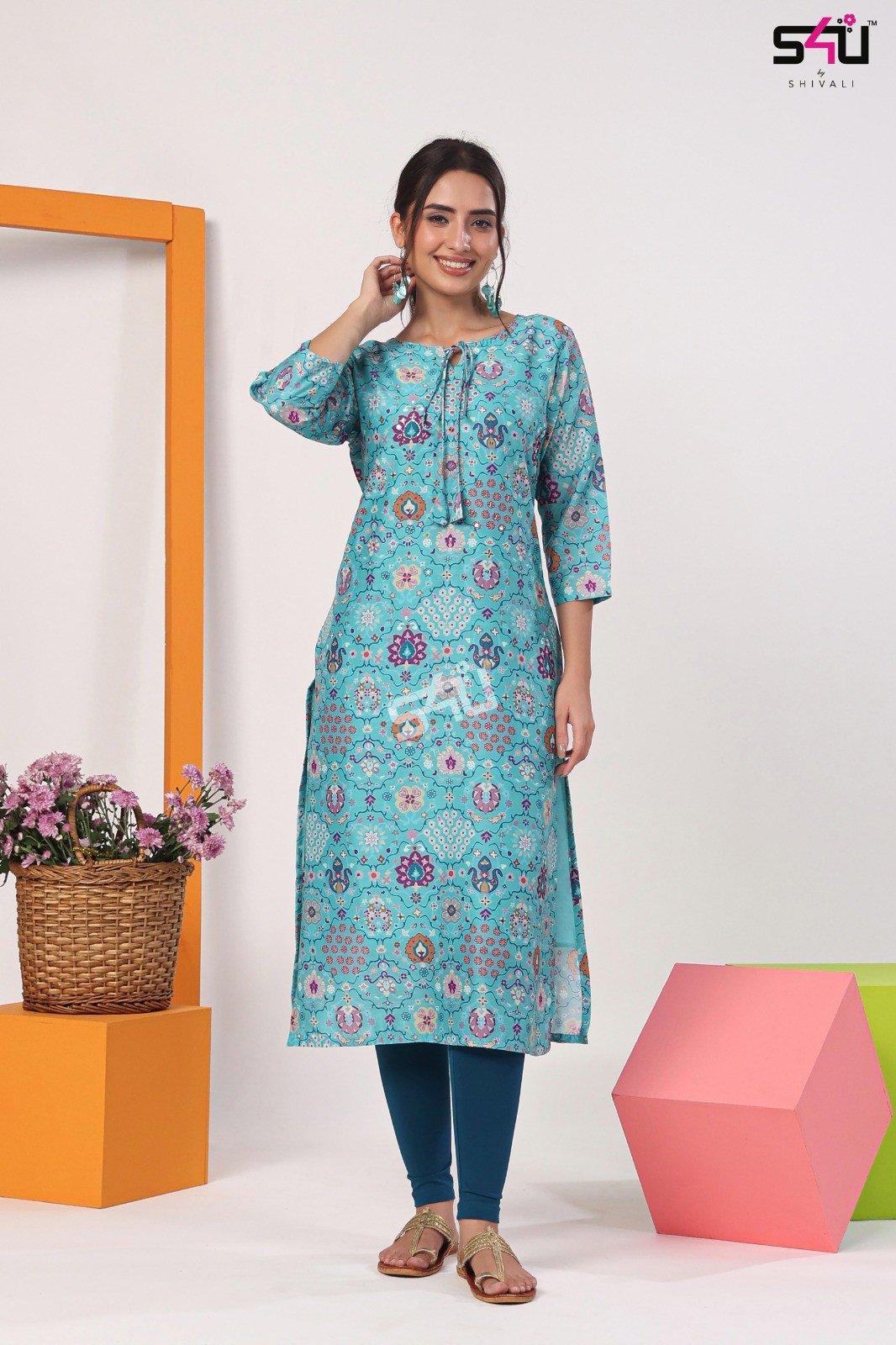 s4u alia stylish designer kurti catalogue online supplier surat