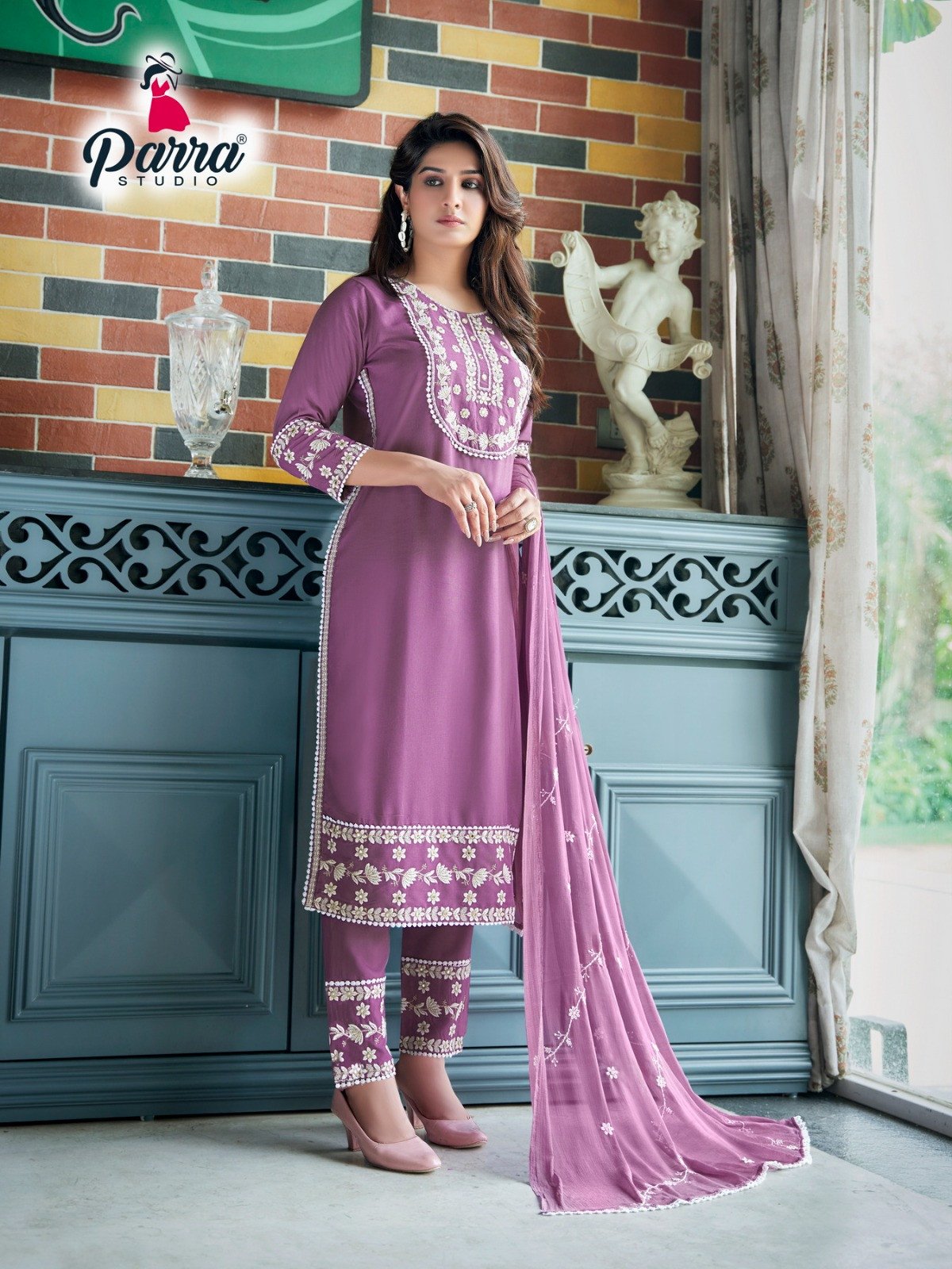 Buy akash padmavati 10 pure cotton printed dress material full catalog  available at wholesale rate.