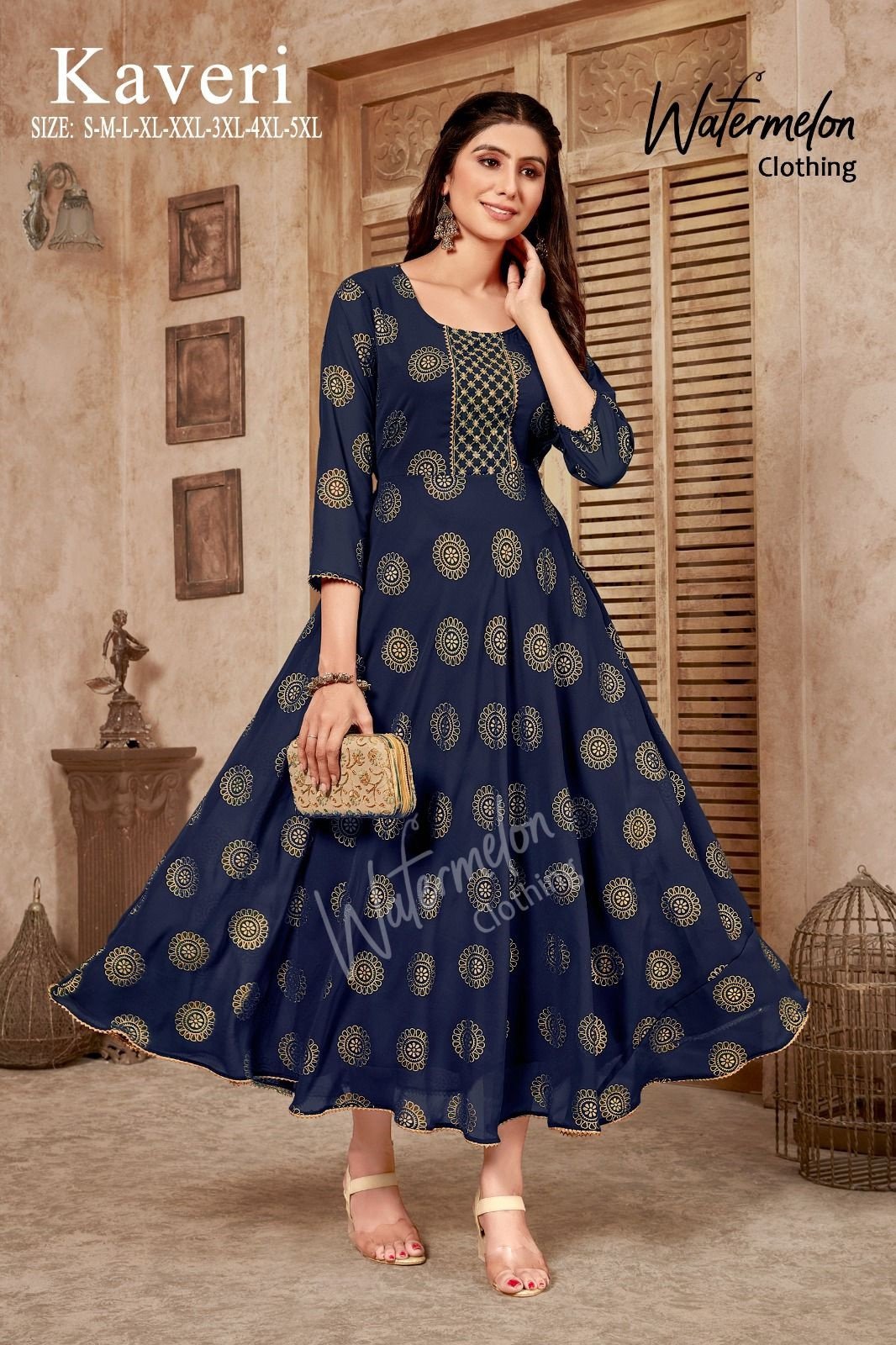 Buy Teal Green Anarkali Set in Georgette with Embroidered Belt And Dupatta