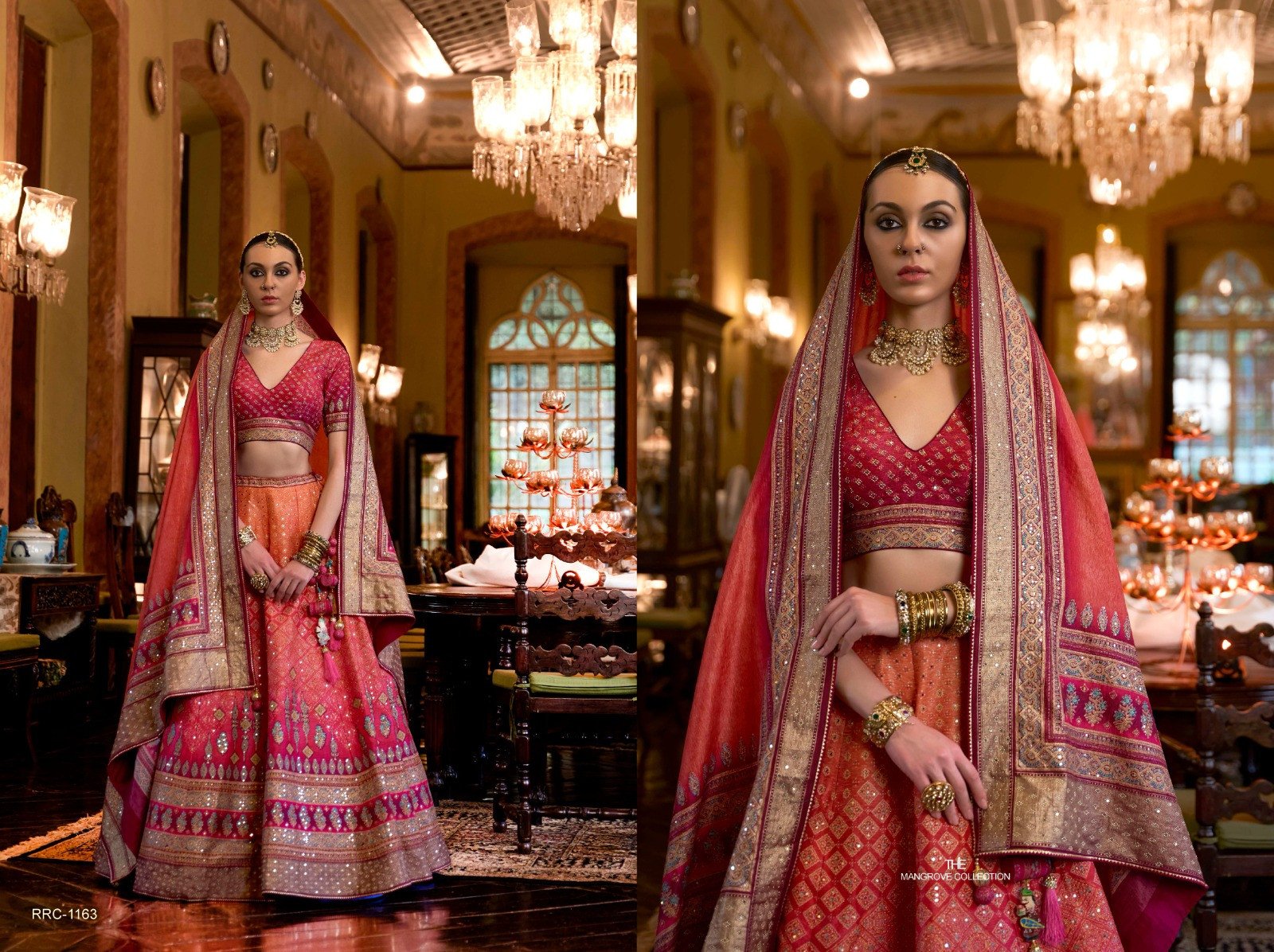 LG-564 BY FASHID WHOLESALE DESIGNER BEAUTIFUL BRIDAL WEDDING COLLECTION  OCCASIONAL WEAR & PARTY WEAR VELVET