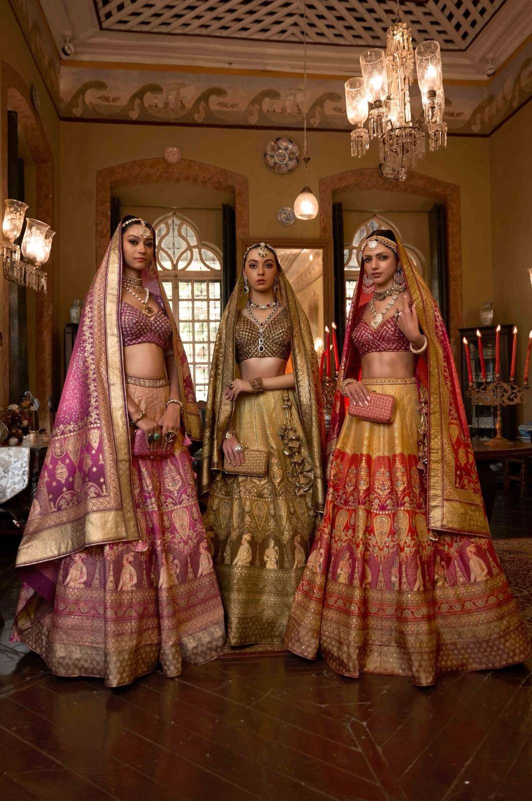 12406 latest wedding wear lehenga manufacturer in surat gujarat - Reewaz  International | Wholesaler & Exporter of indian ethnic wear catalogs.