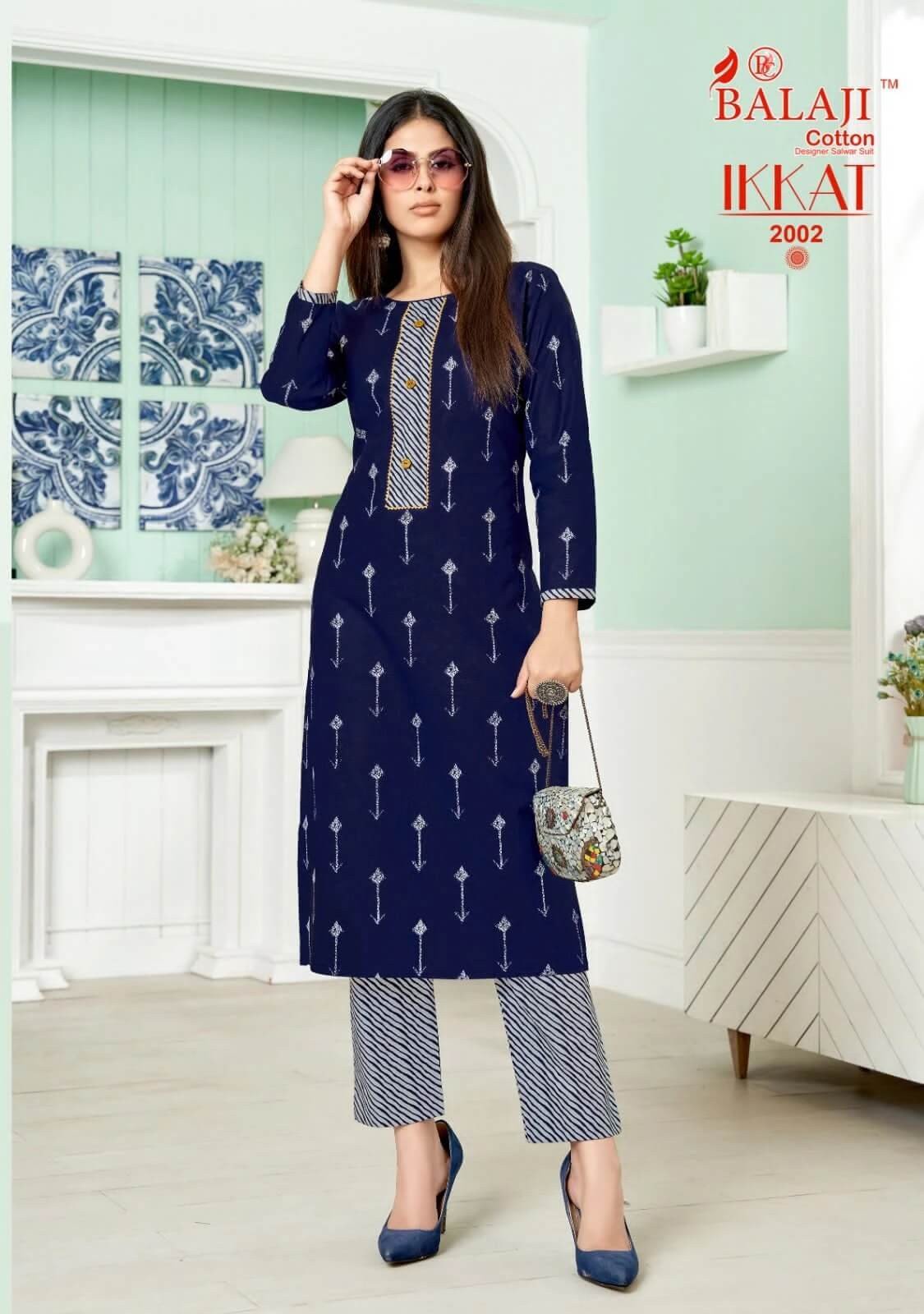 Buy Women's Cotton Crepe, 3/4 Sleeve,Knee Length Printed Sequence Striped Kurta  Kurtis Online at Best Prices in India - JioMart.