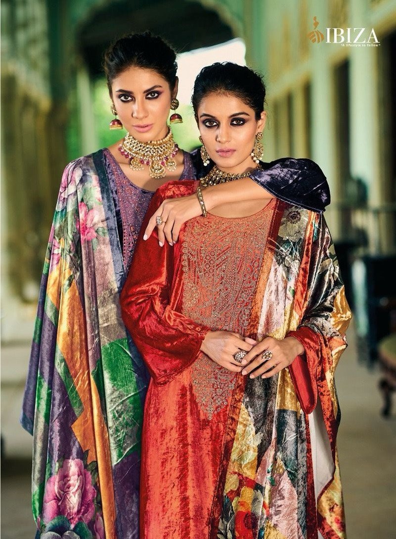 Pashmina Straight Suit Winter Wear Designer Ladies Suits at Rs 785 in New  Delhi
