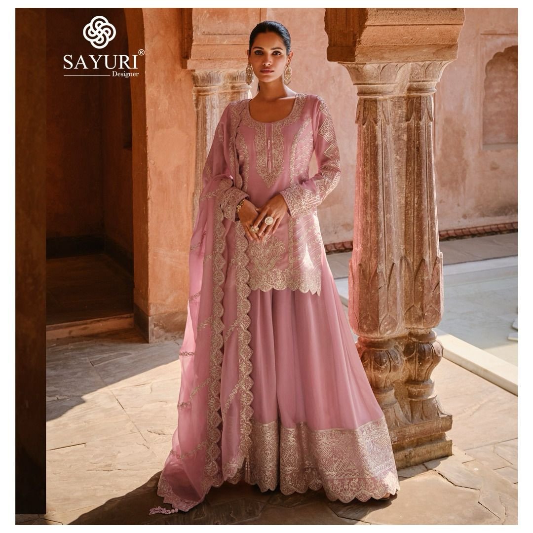 Floral Georgette Indian Wedding Dresses at best price in Surat