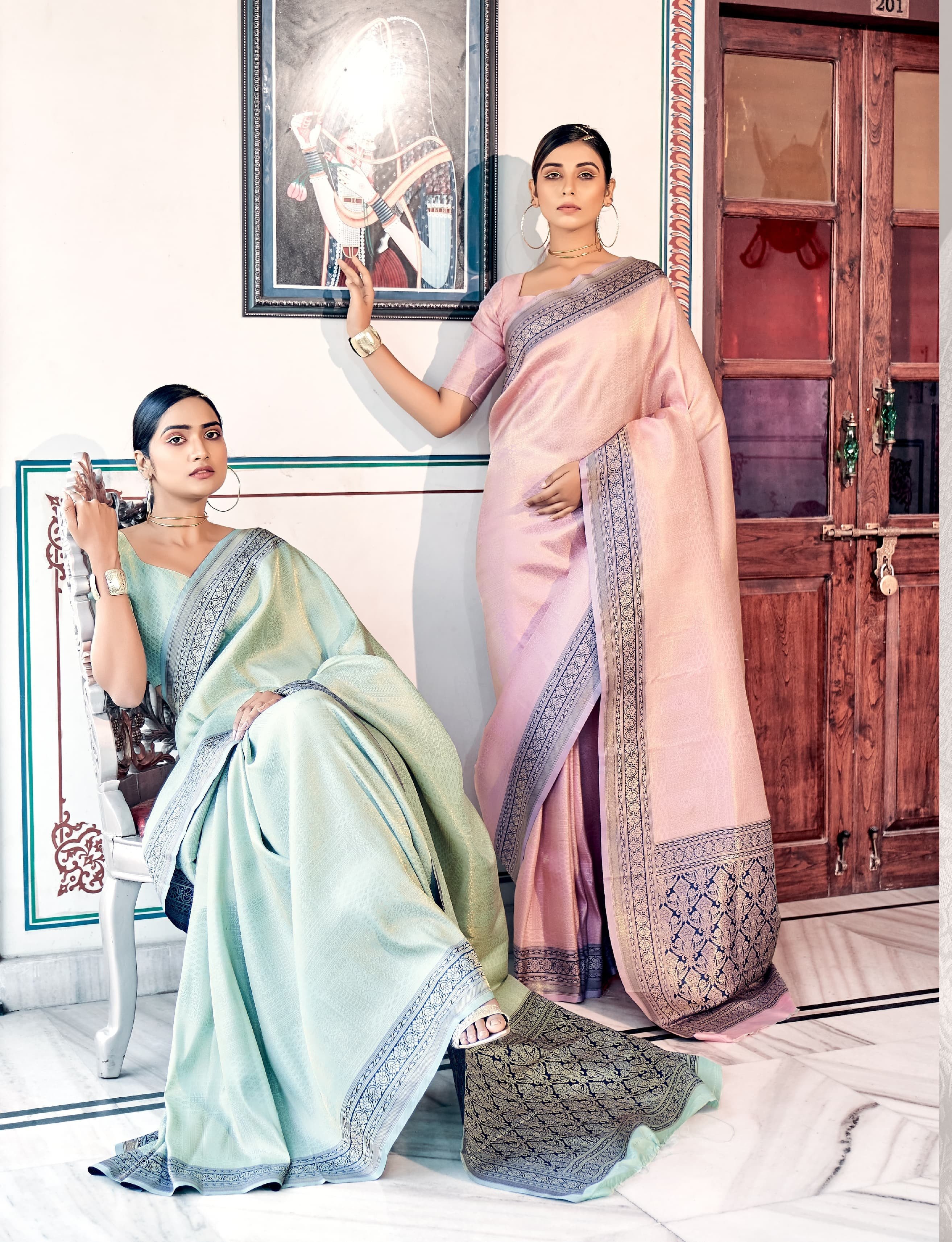 Angel Japan Silk Wholesale Saree 1 Piece Catalog Catalog