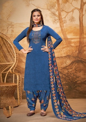 GEET BY VEDANTI 111 TO 114 SERIES PURE MUSLIN EMBROIDERY PUNJABI DRESSES
