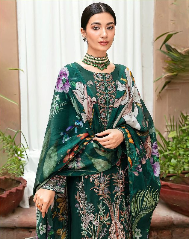 JIHAN SCARLET 3345 PAKISTANI COTTON DRESSES MATERIAL - The Libas Collection