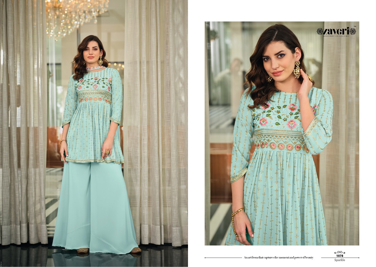 Zaveri Sparkle Exclusive Wear Ready Made Collection collection 5