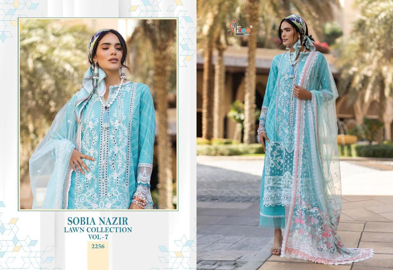 Shree Fab Sobia Nazir Lawn Collection Vol 7 collection 6