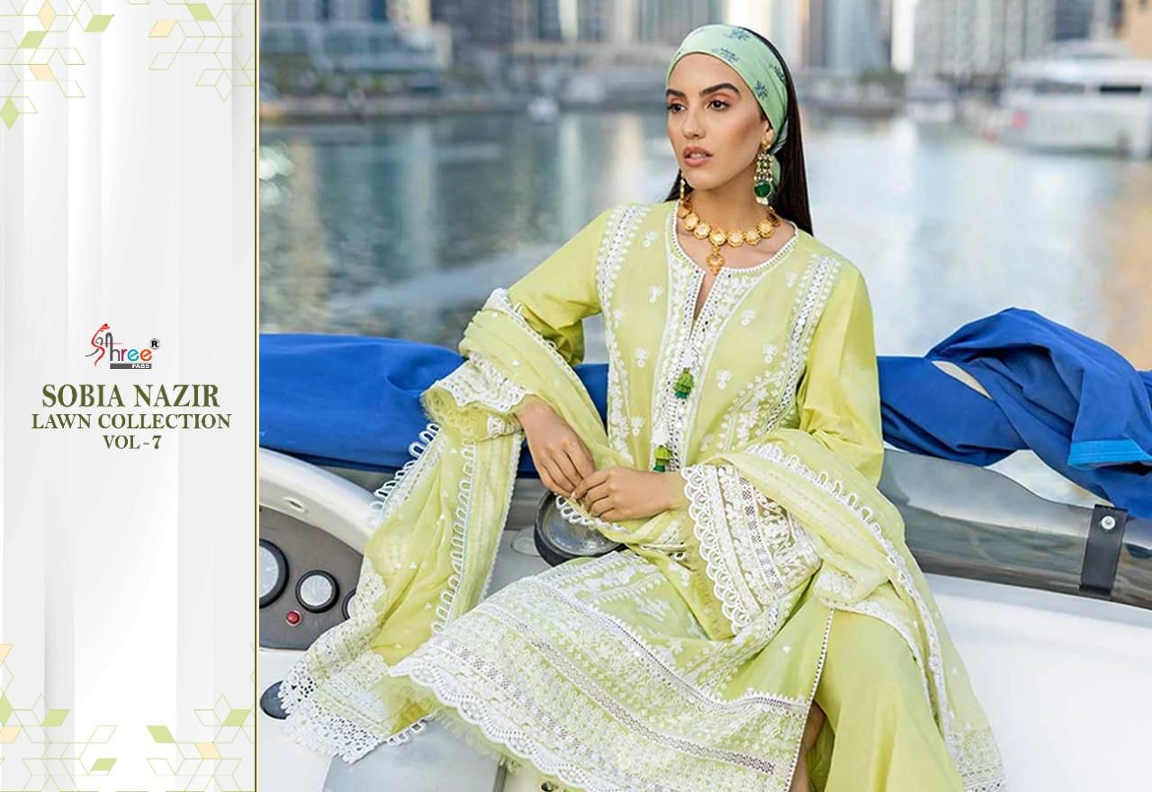 Shree Fab Sobia Nazir Lawn Collection Vol 7 collection 3