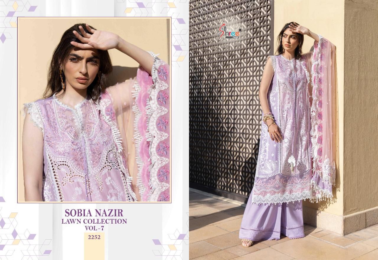 Shree Fab Sobia Nazir Lawn Collection Vol 7 collection 2