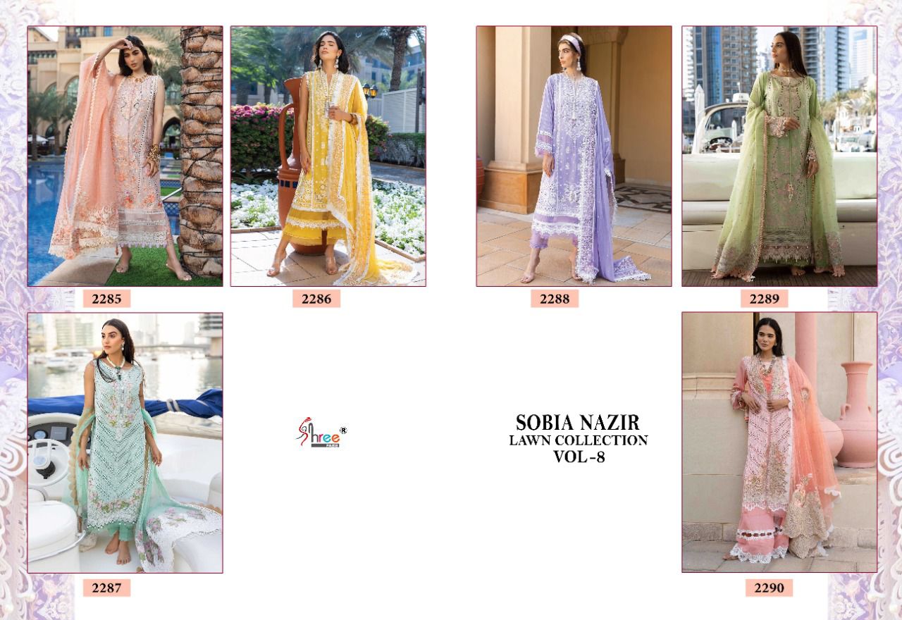 Shree Sobia Nazir Lawn Collection 8 collection 2