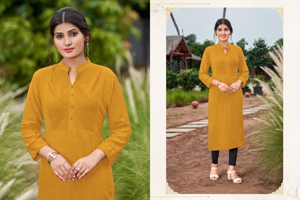 Poonam Pintex Exclusive Casual Wear Kurti Collection collection 4