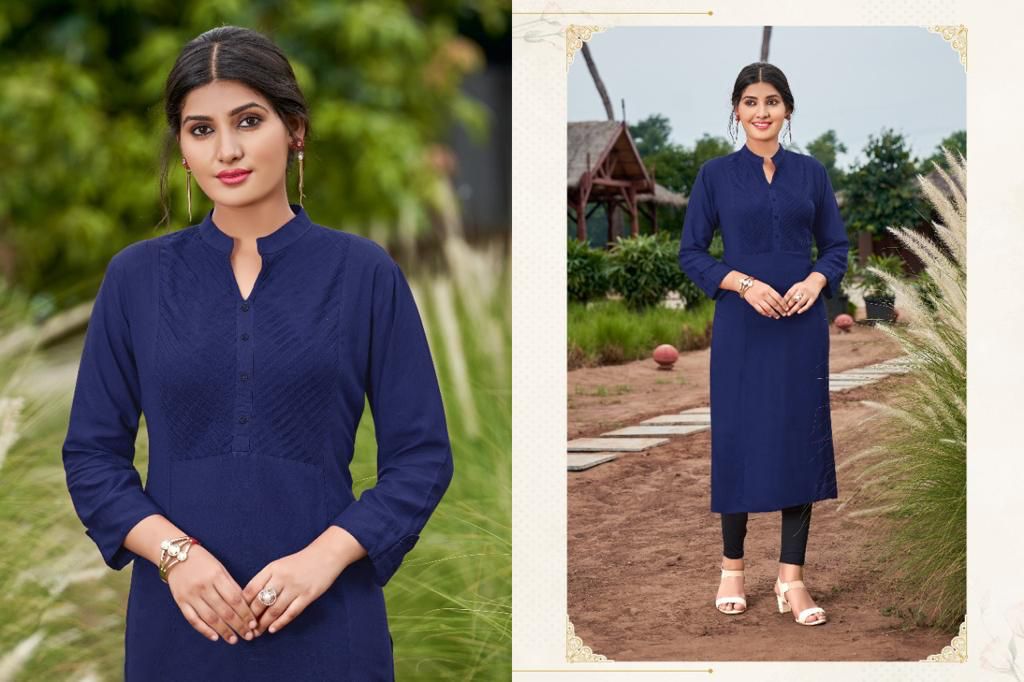 Poonam Pintex Exclusive Casual Wear Kurti Collection collection 6