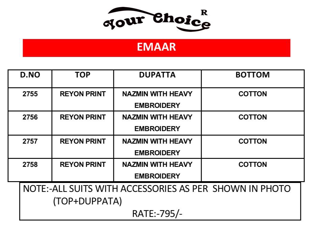 Your Choice Emaar collection 6