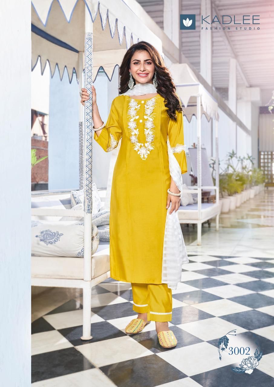 Lemon Colour Rangjyot Rang Manch New Latest Ethnic Wear Rayon Kurti With  Pant And Dupatta Collection 1007 - The Ethnic World