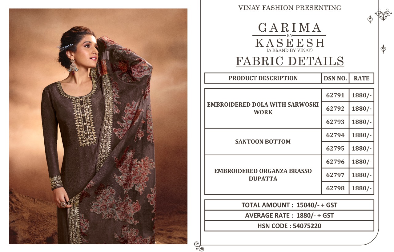 Vinay Kaseesh Garima collection 9