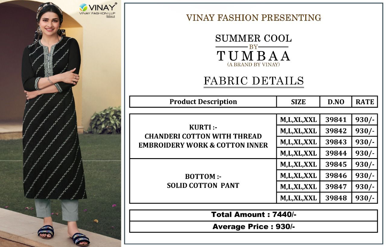 Vinay Tumbaa Summer Cool collection 4