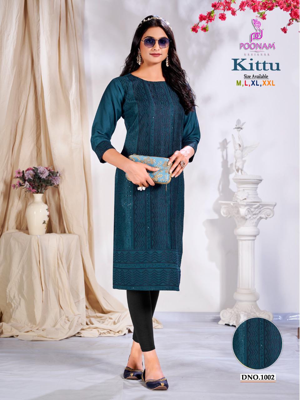 Poonam Kittu Fancy Designer Kurti Collection collection 2