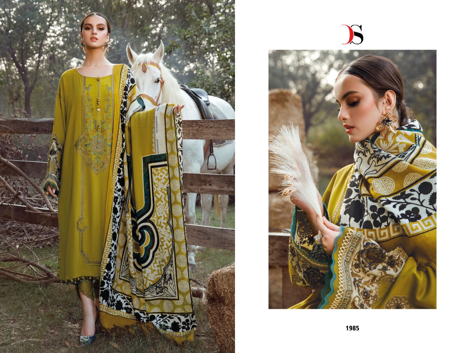 Deepsy Maria B Embroidery Lawn Nx collection 6