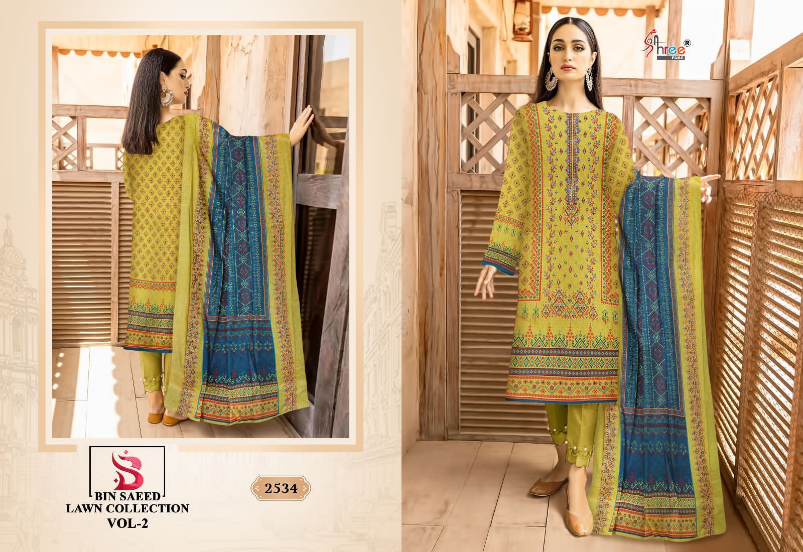 Shree Bin Saeed Lawn Collection Vol 2 collection 2