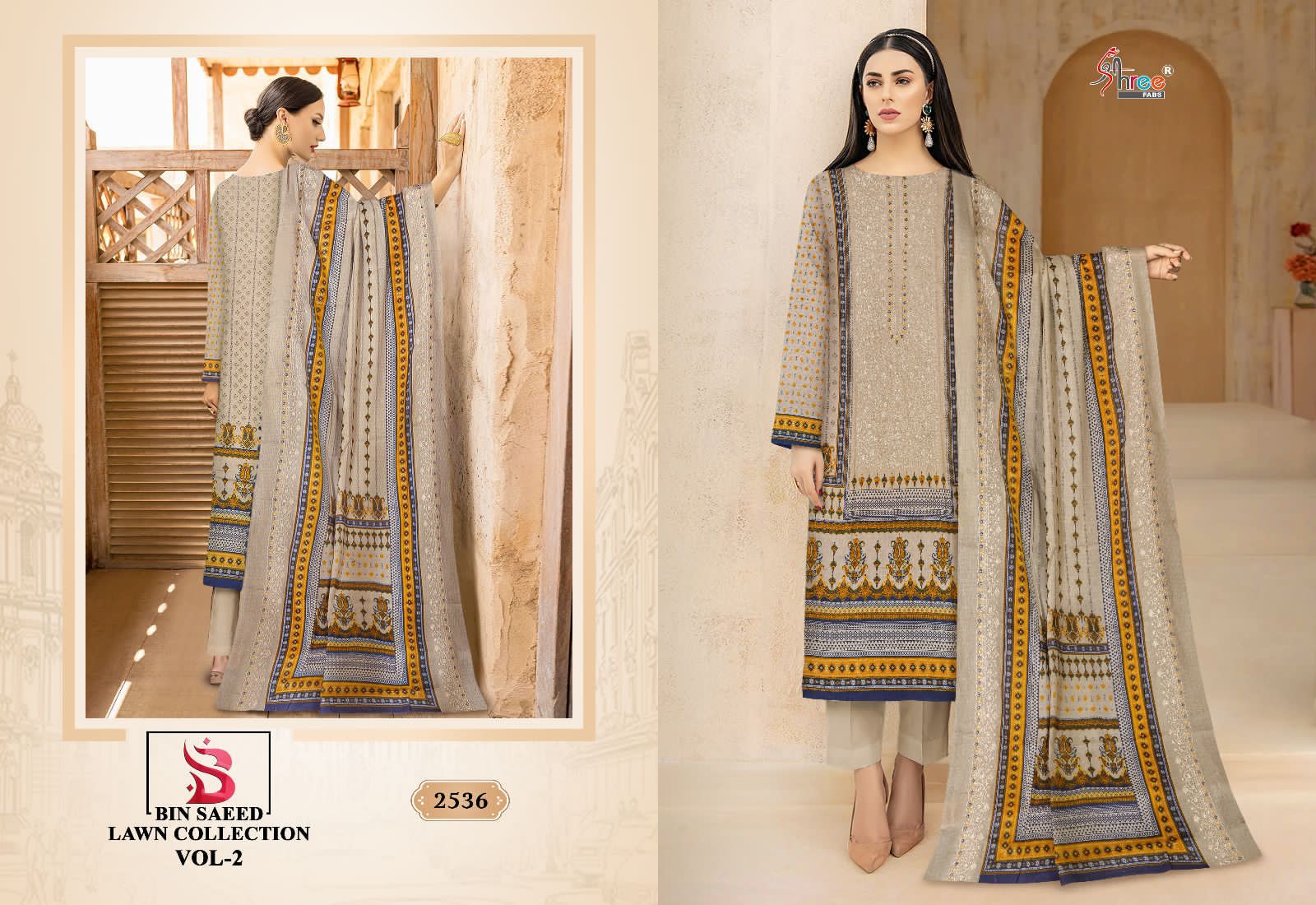 Shree Bin Saeed Lawn Collection Vol 2 collection 4