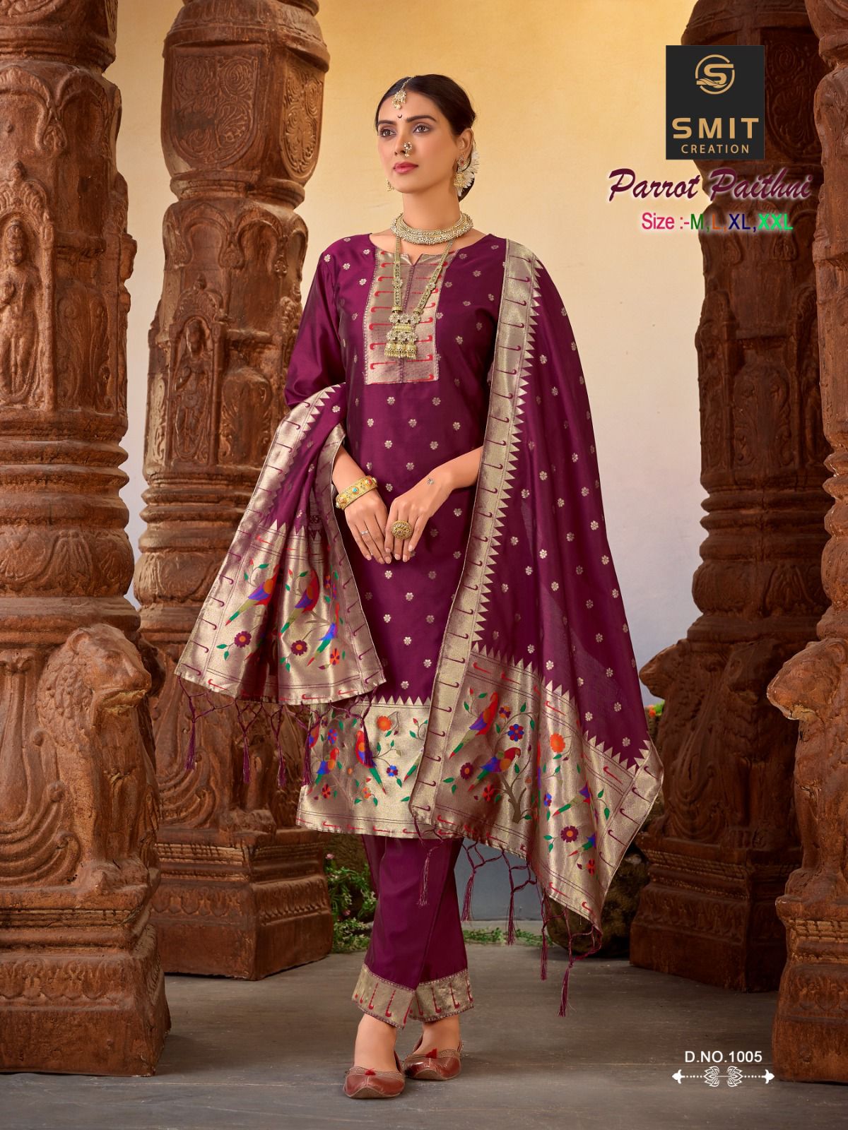 Poonam Parrot Paithni collection 2