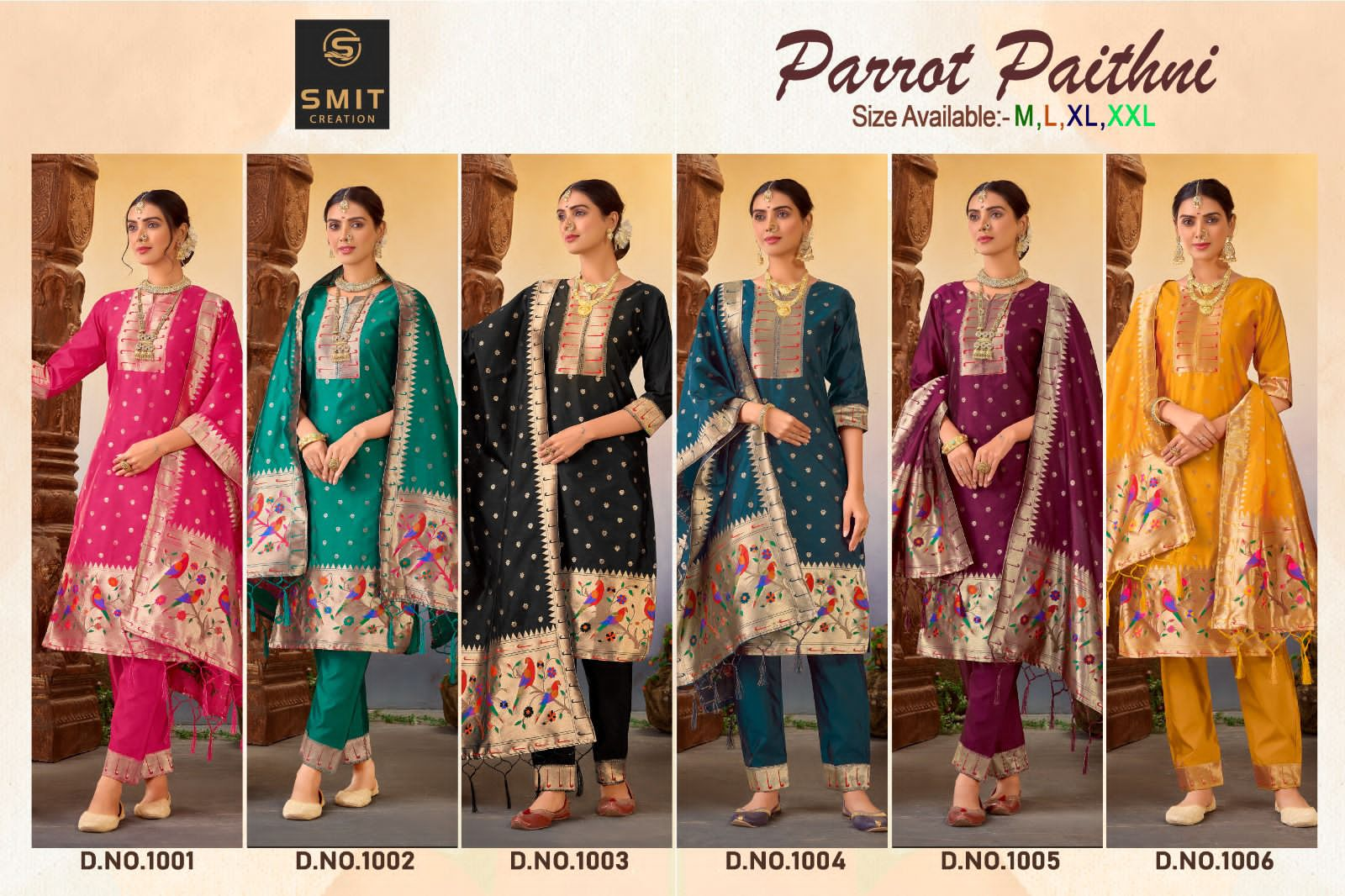 Poonam Parrot Paithni collection 4