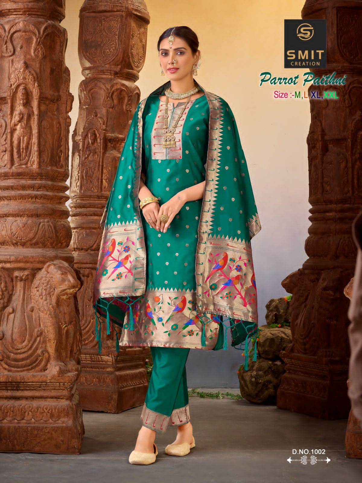 Poonam Parrot Paithni collection 5