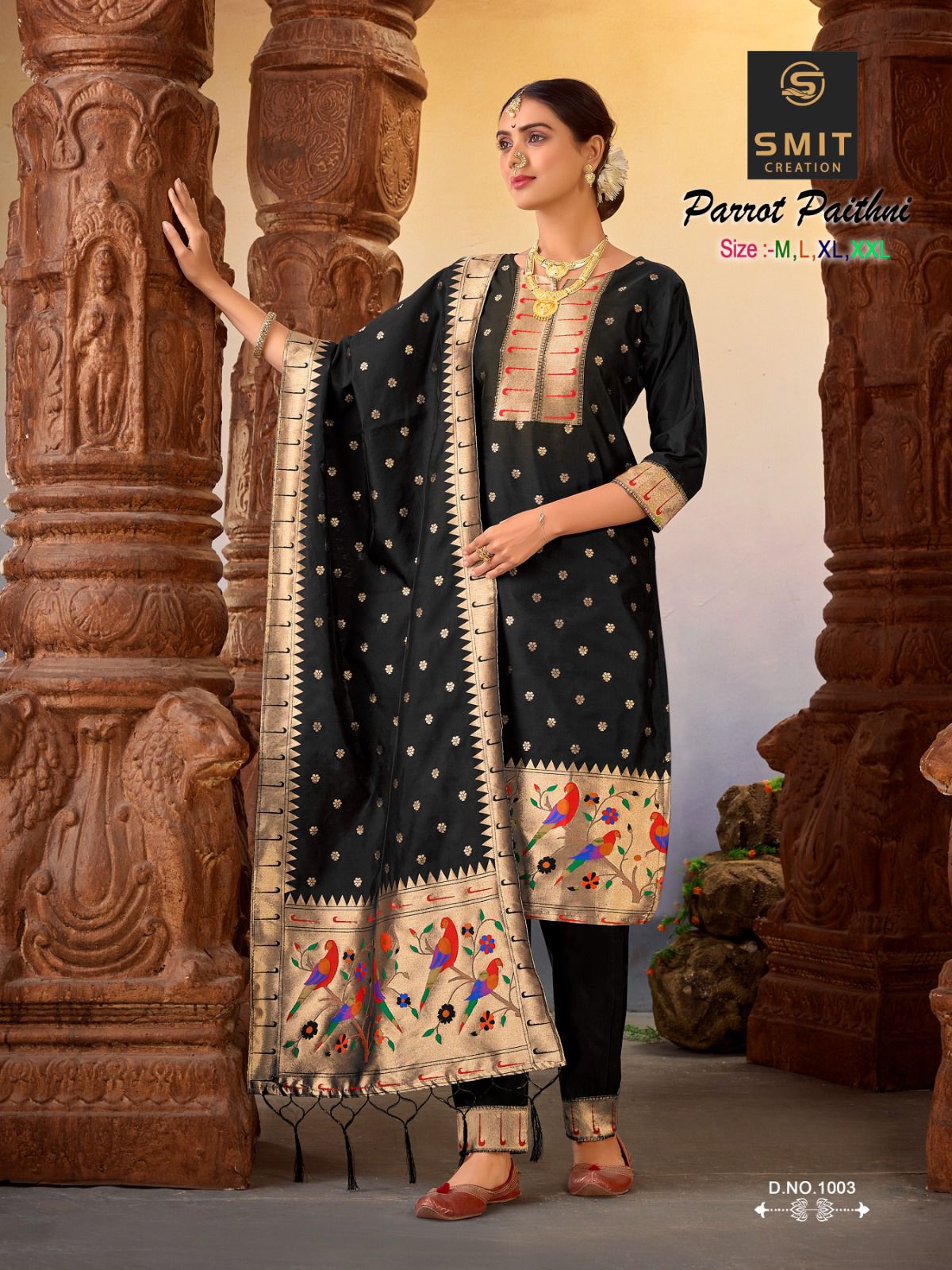 Poonam Parrot Paithni collection 1