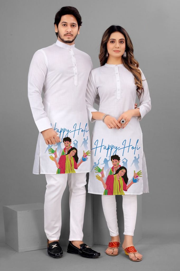 Matching Couple Dress Designer Quality Fabric At Wholesale Price