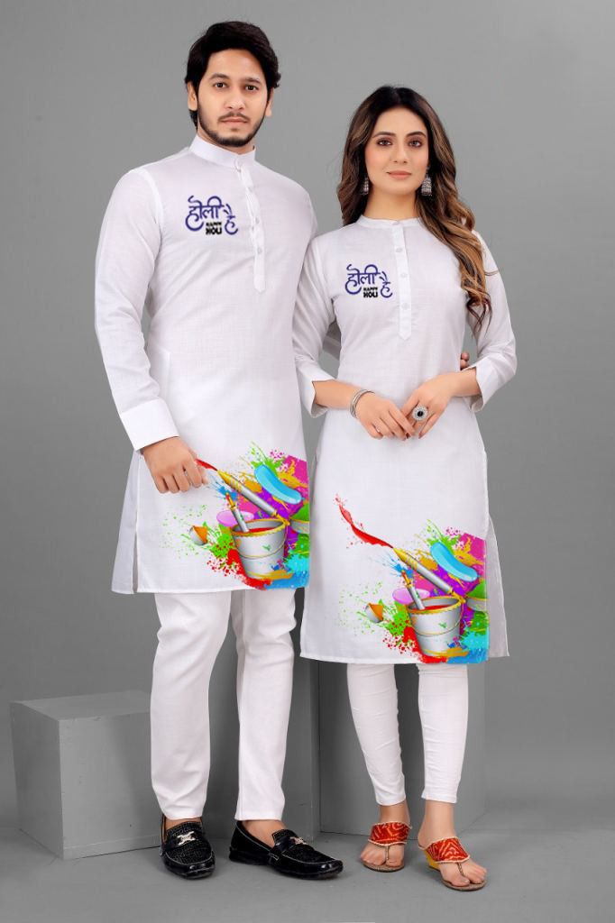 Ethnic Traditional Same Matching Colour Couples Dress – mahezon