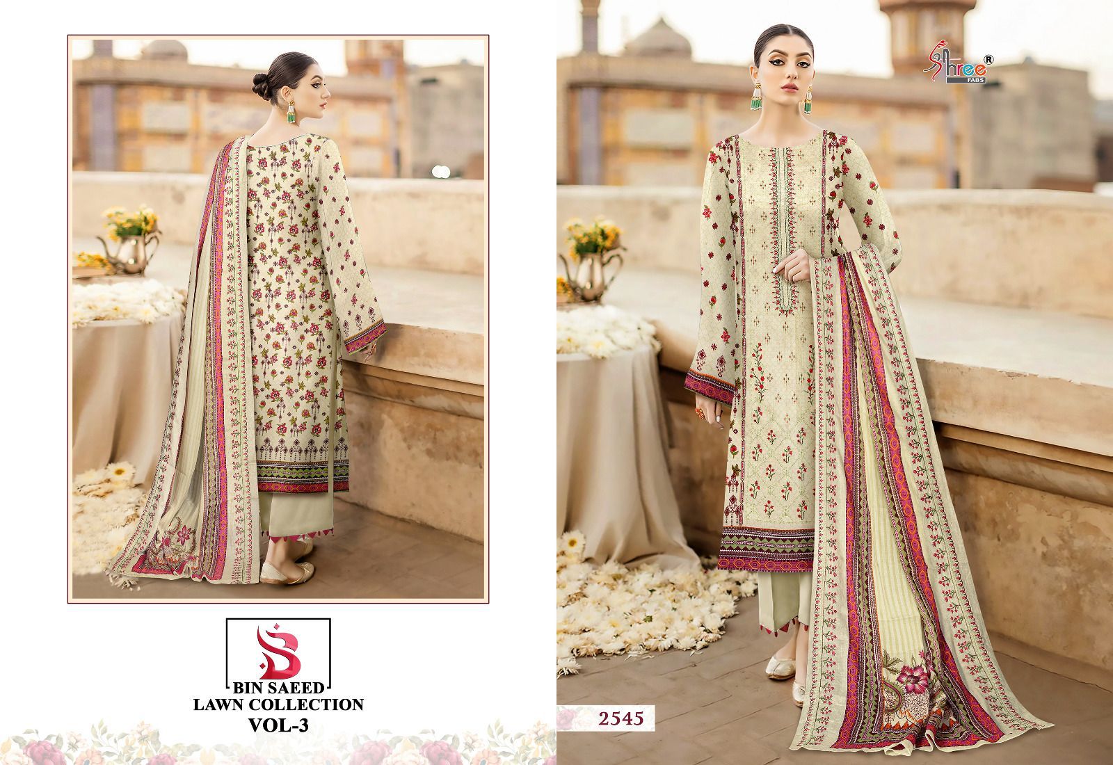 Shree Bin Saeed Lawn Collection Vol 3 collection 4