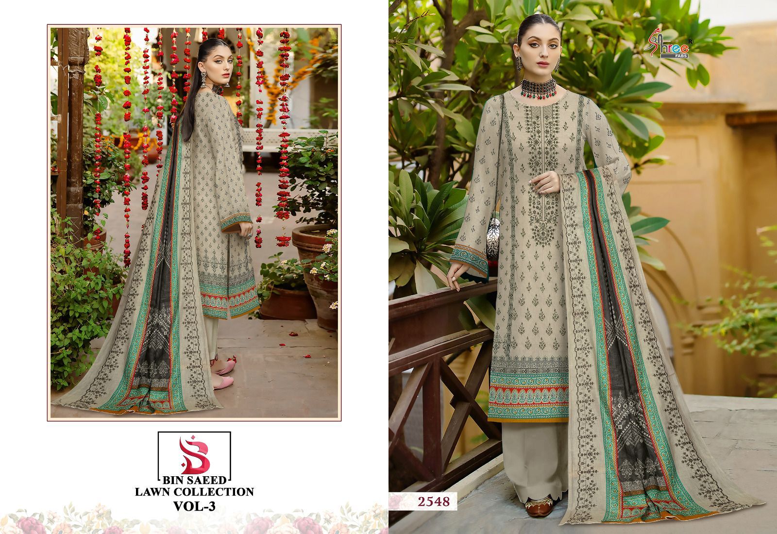 Shree Bin Saeed Lawn Collection Vol 3 collection 7