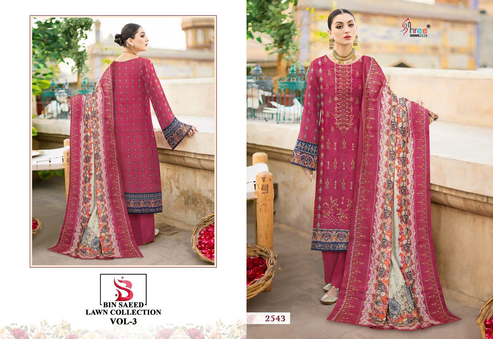 Shree Bin Saeed Lawn Collection Vol 3 collection 5