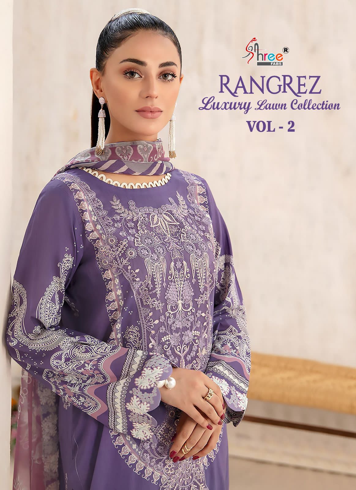 Shree Rangrez Luxury Lawn Vol 2 collection 13