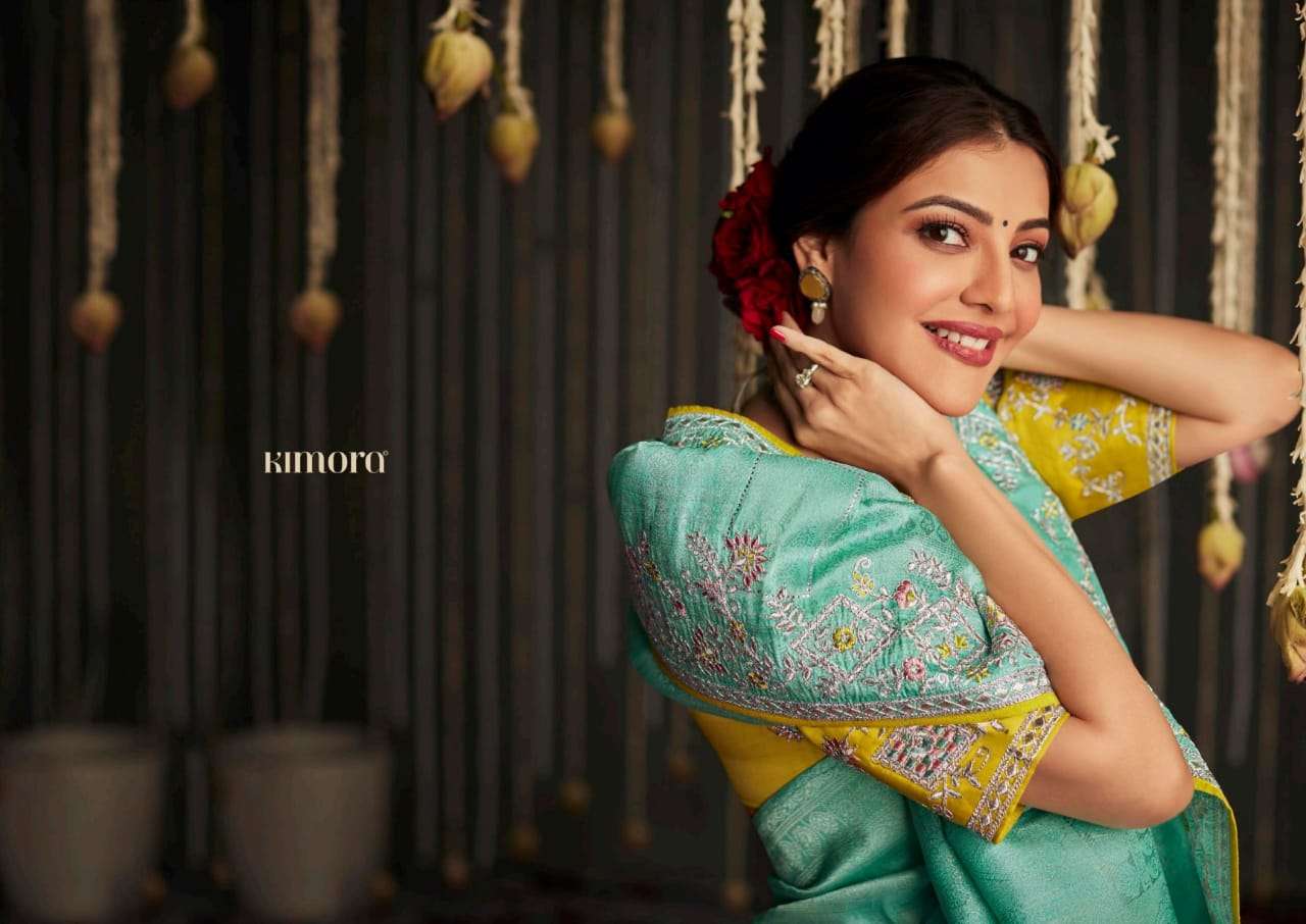 Buy Kajal Aggarwal Designer Traditional Saree Online