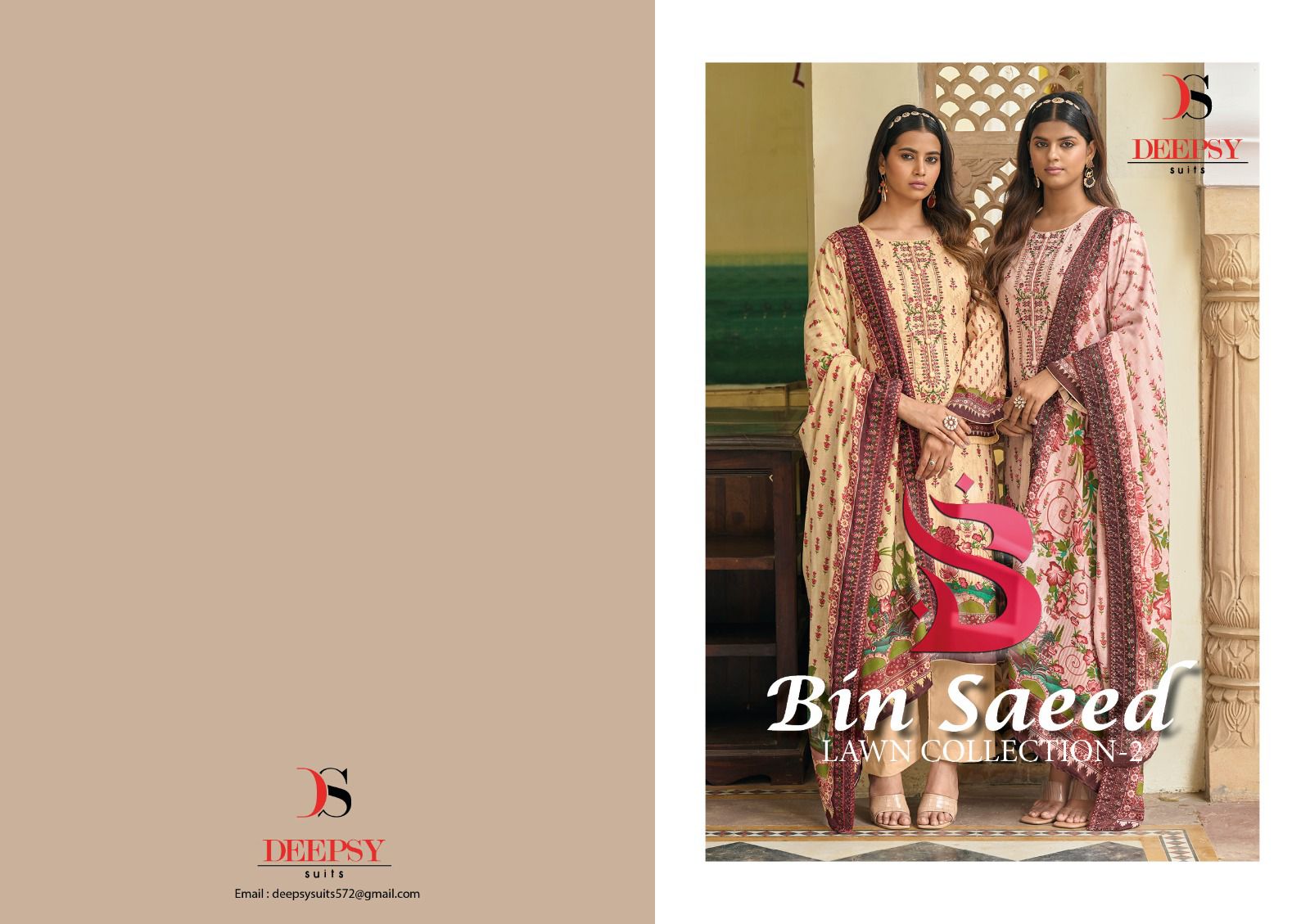 Deepsy Bin Saeed Lawn Vol 2 collection 11