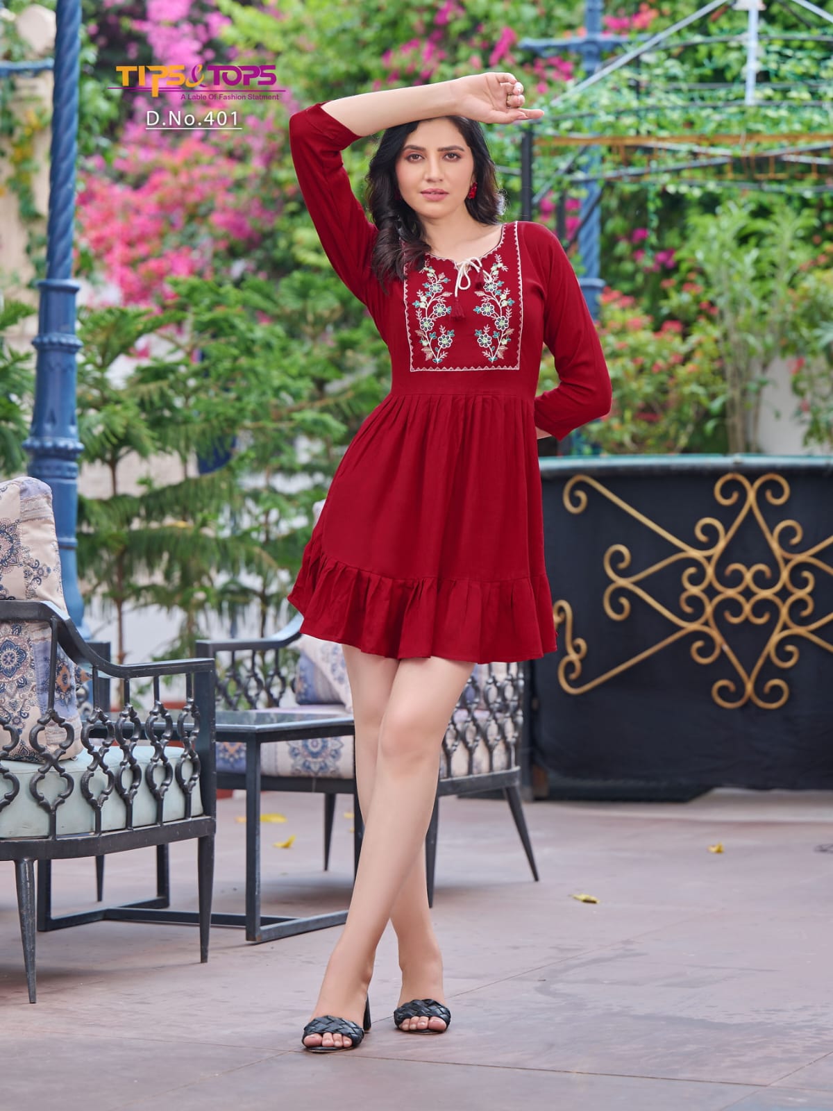 Tips And Tops Yami Vol 4 Western Designer Short Top collection 2