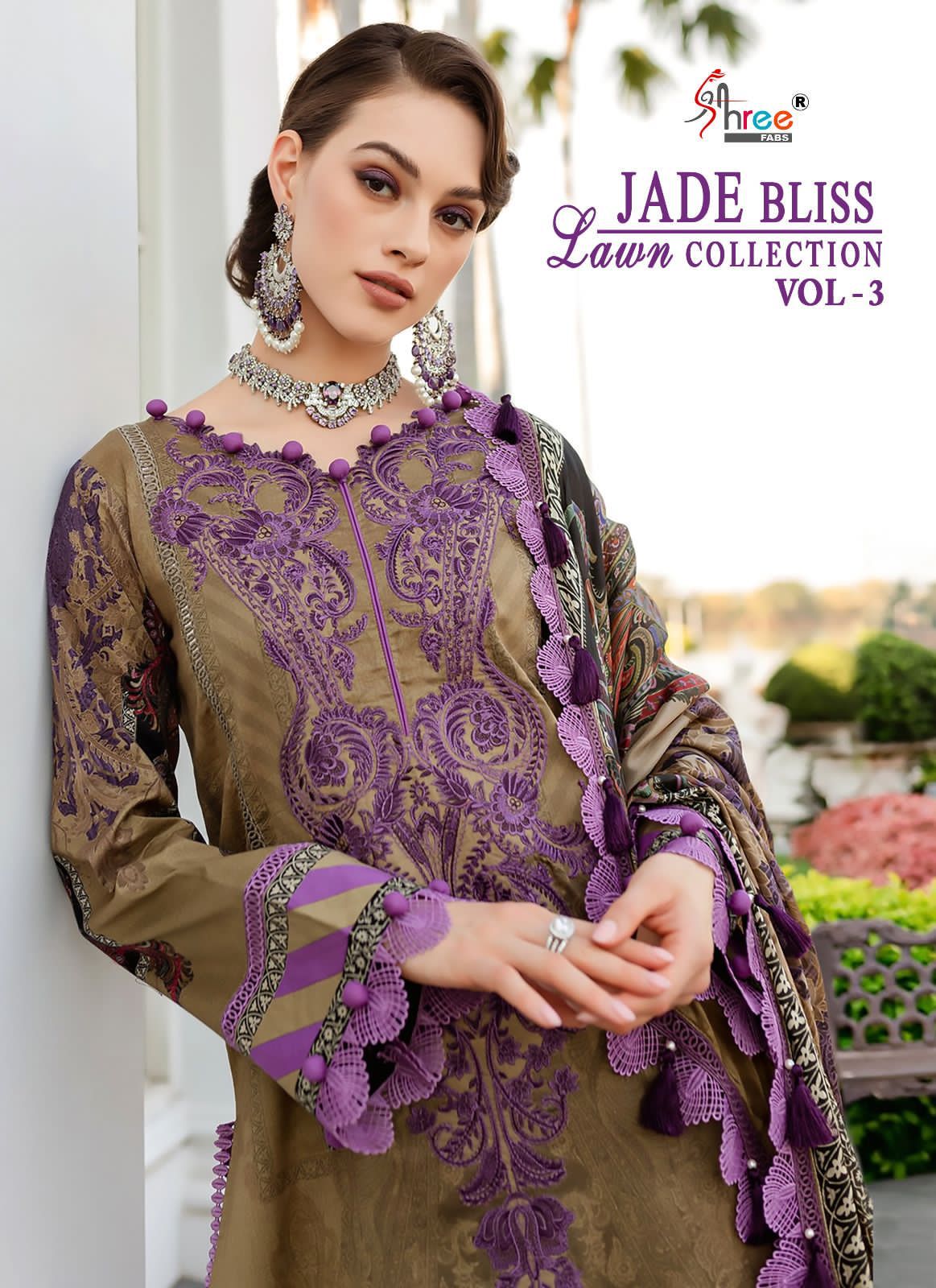 Shree Fab Jade Bliss Lawn Collection Vol 3 collection 1
