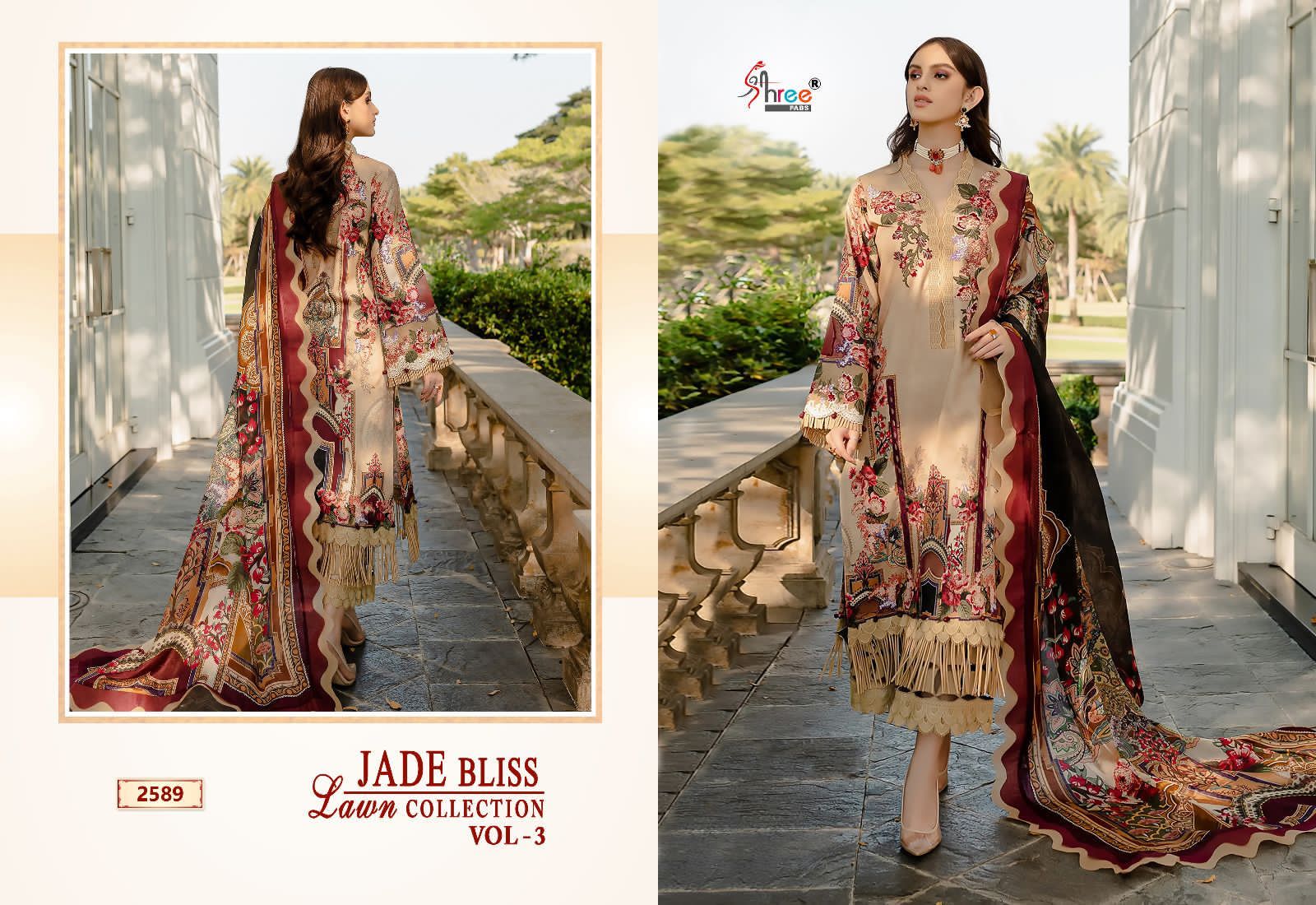 Shree Fab Jade Bliss Lawn Collection Vol 3 collection 16