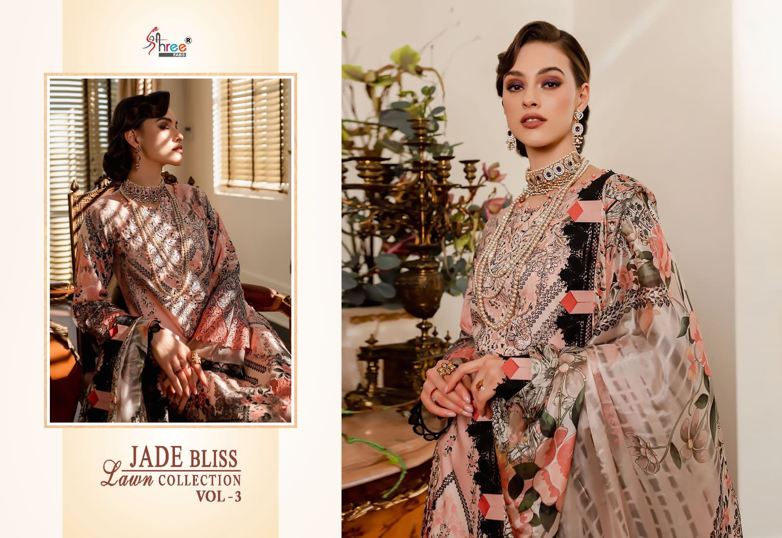 Shree Fab Jade Bliss Lawn Collection Vol 3 collection 13