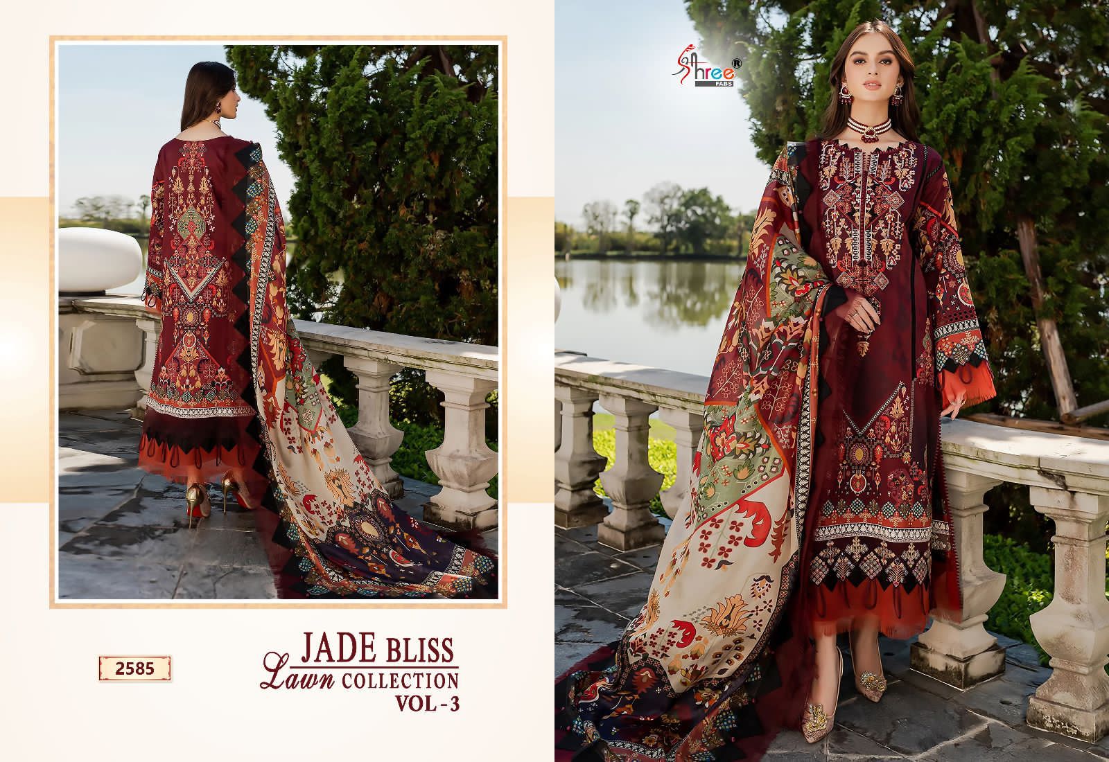 Shree Fab Jade Bliss Lawn Collection Vol 3 collection 7
