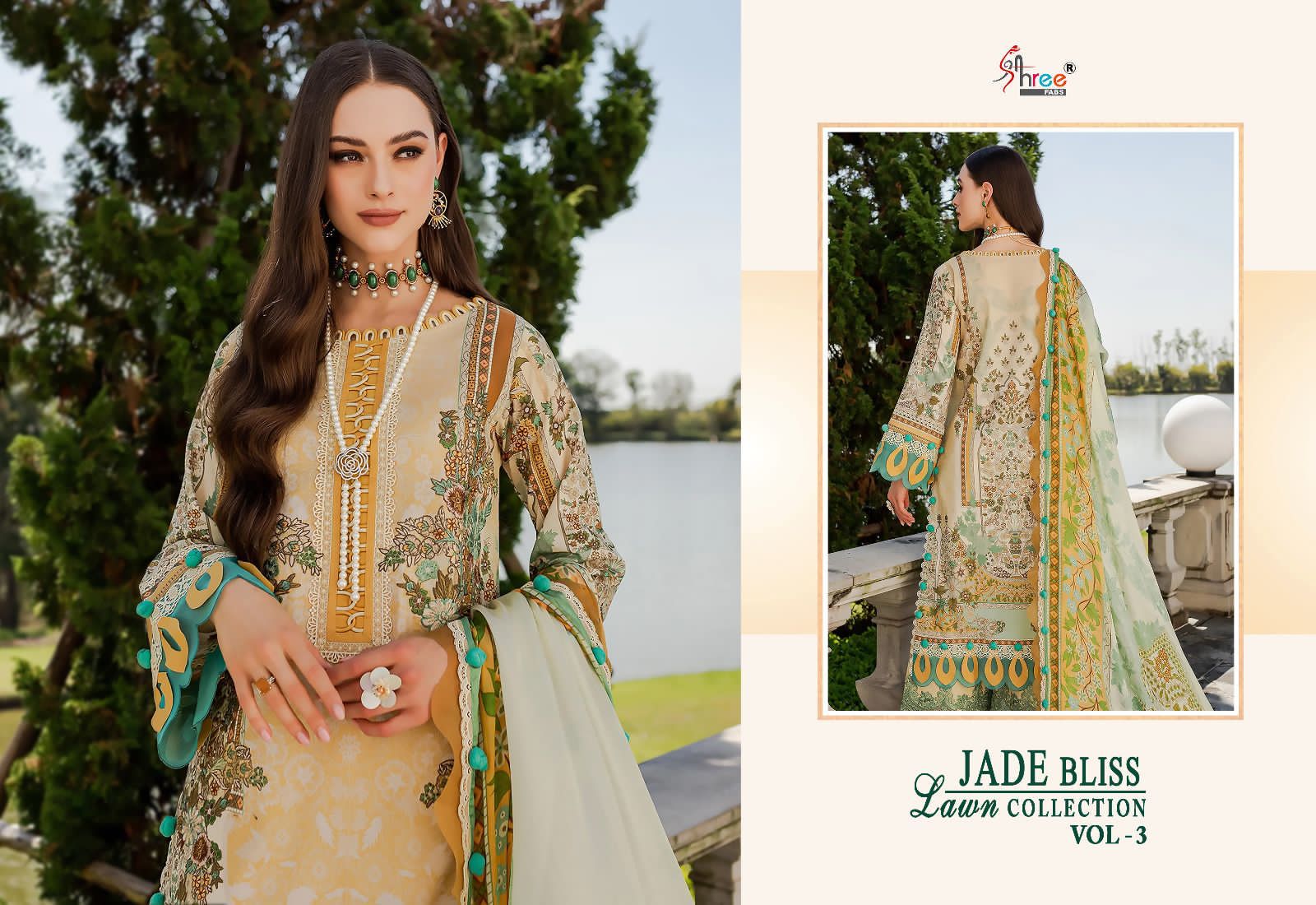 Shree Fab Jade Bliss Lawn Collection Vol 3 collection 10
