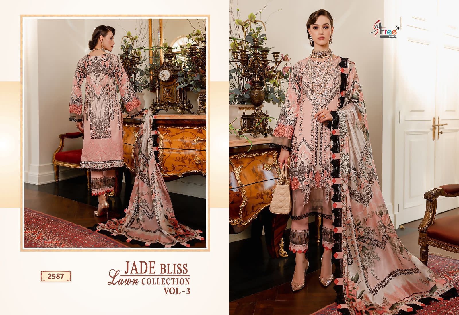 Shree Fab Jade Bliss Lawn Collection Vol 3 collection 9