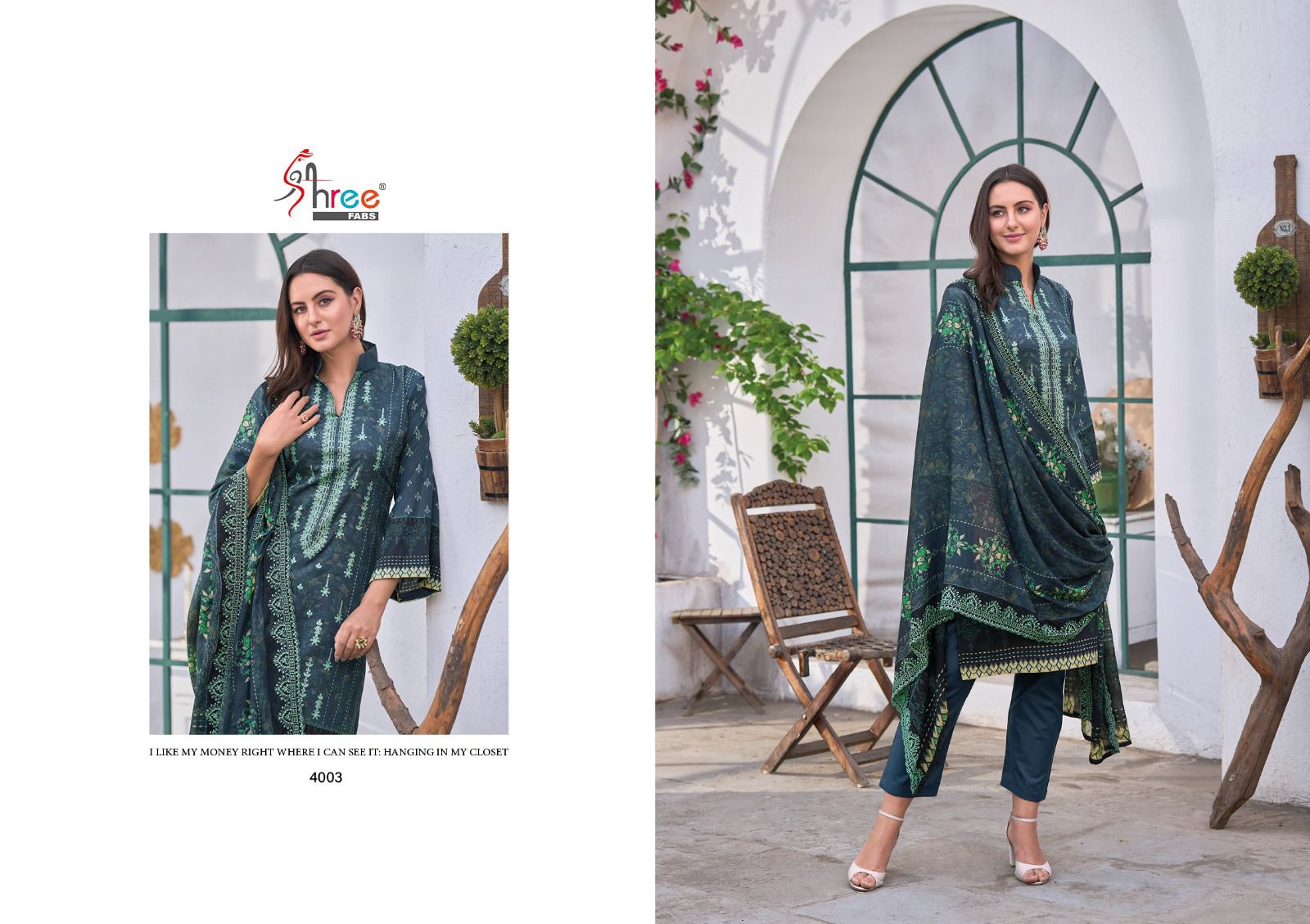 Shree Bin Saeed Lawn Collection Vol 4 collection 3