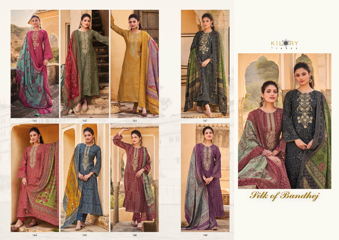 Kilory Silk Of Bandhej collection 4