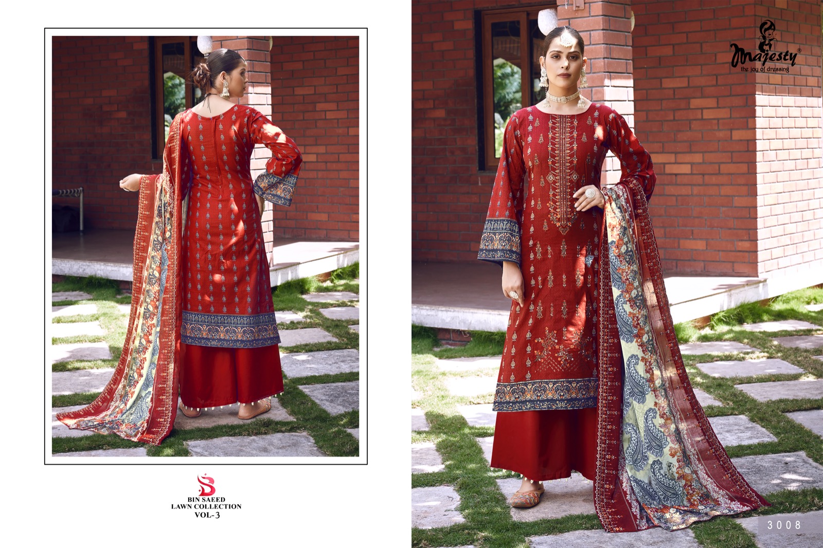 Majesty Bin Saeed Lawn Collection Vol 3 collection 1